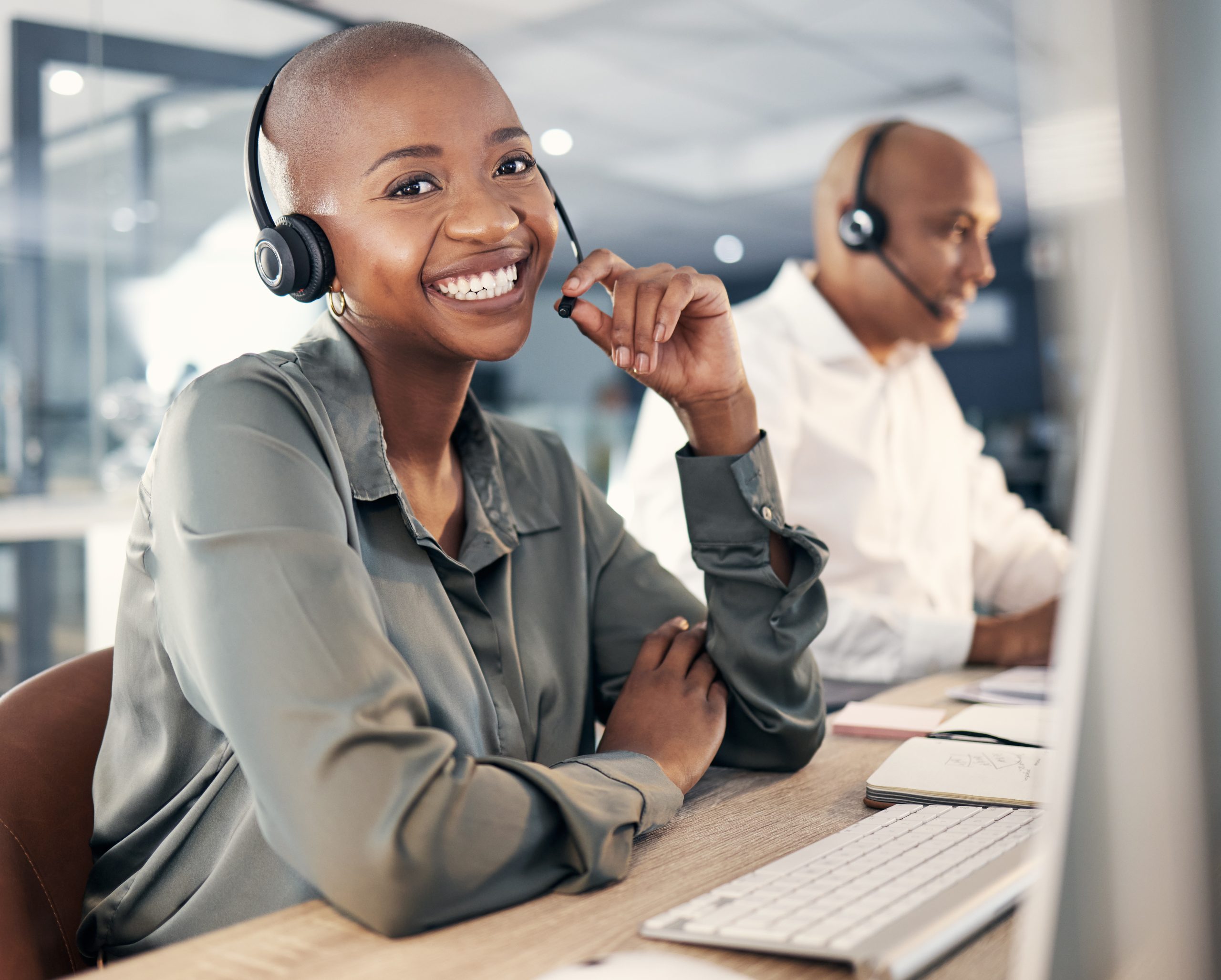 South African call centre team